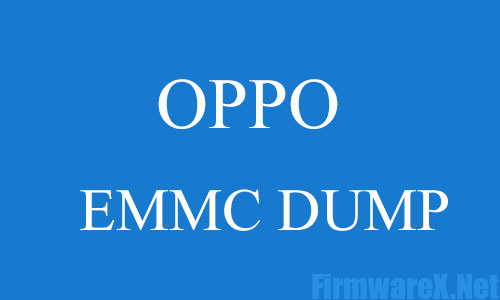 Oppo EMMC Dump