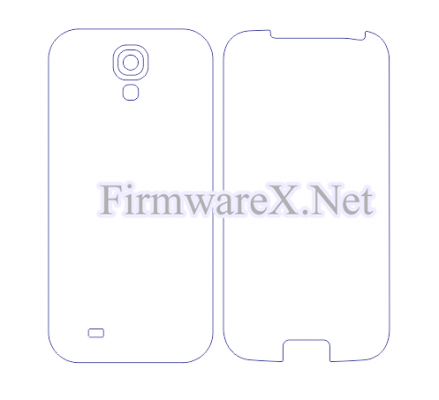 Samsung S4 Full Wrap Skin / PPF Cutting Template (CDR File)