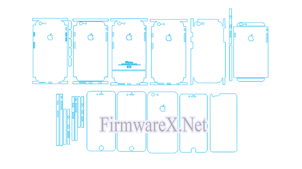 iPhone 6 Plus Skin / PPF Cutting Template (CDR file)