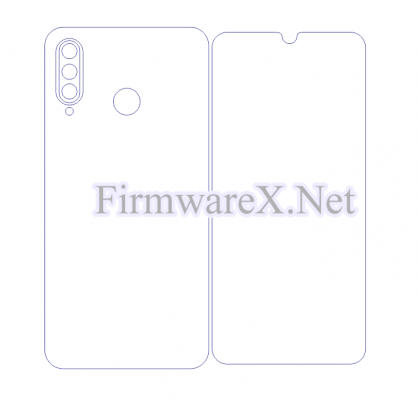Huawei P30 Lite Full Wrap Skin / PPF Cutting Template (CDR File)